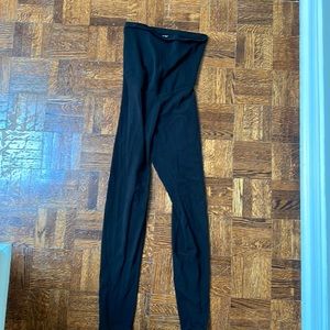 Black maternity leggings